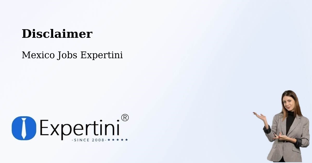 Disclaimer – León - Mexico Jobs Expertini