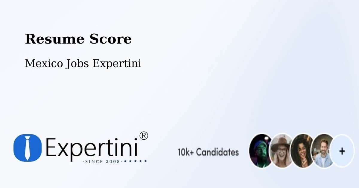 Resume Score & Job Description Match Tool – León - Mexico Jobs Expertini